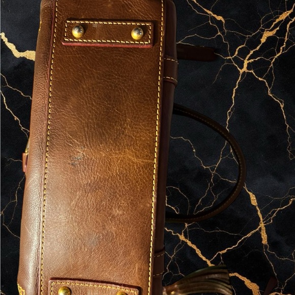 Dooney & Bourke Rich Brown Satchel - Picture 7 of 11